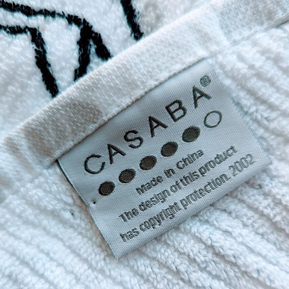 Boston Terrier Frenchie Pug Dog Print Fingertip Towel Set Of Two White Black NWT - Picture 8 of 11